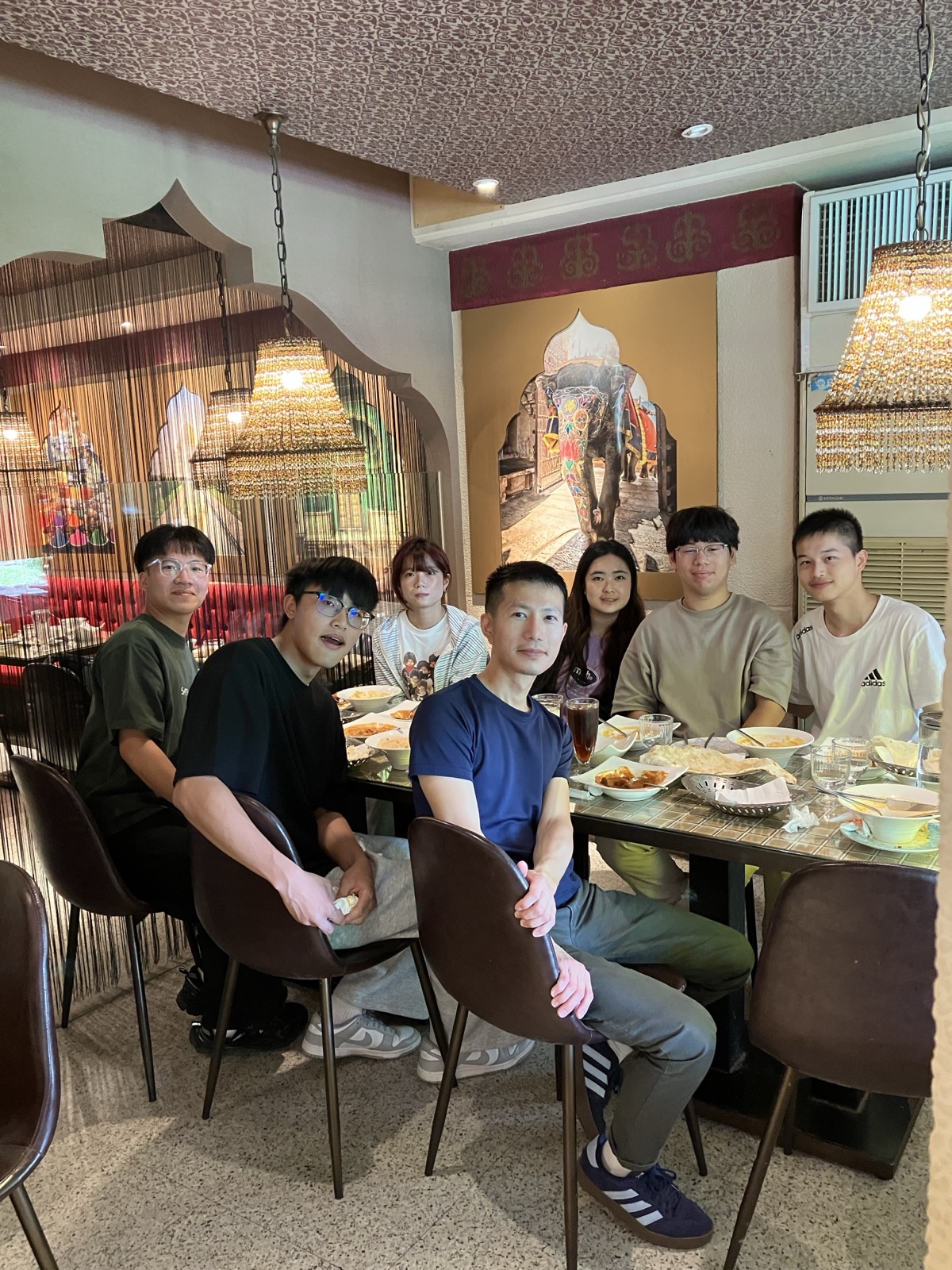 Group lunch, too much food!